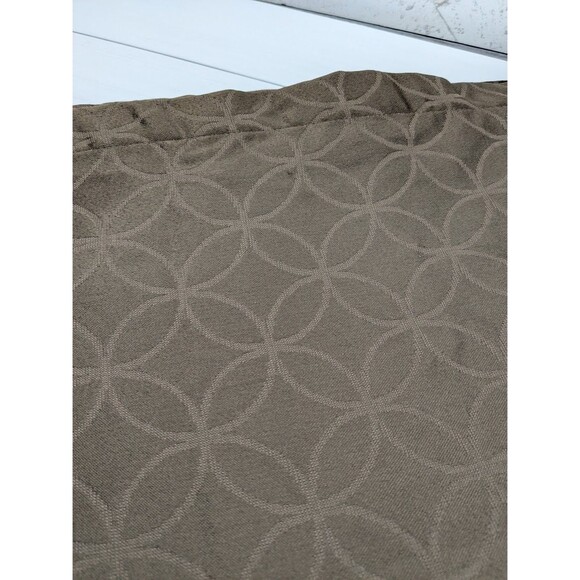 Fieldcrest Luxury Dark Brown Light-Filtering Curtain 50x84 Set of 2 Panels - Picture 2 of 5